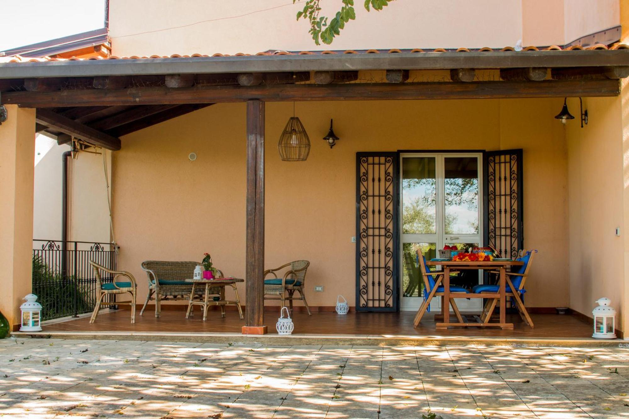 Villa Con Piscina Casale Di Gio Nel Golfo Di Castellammare Partinico Bagian luar foto