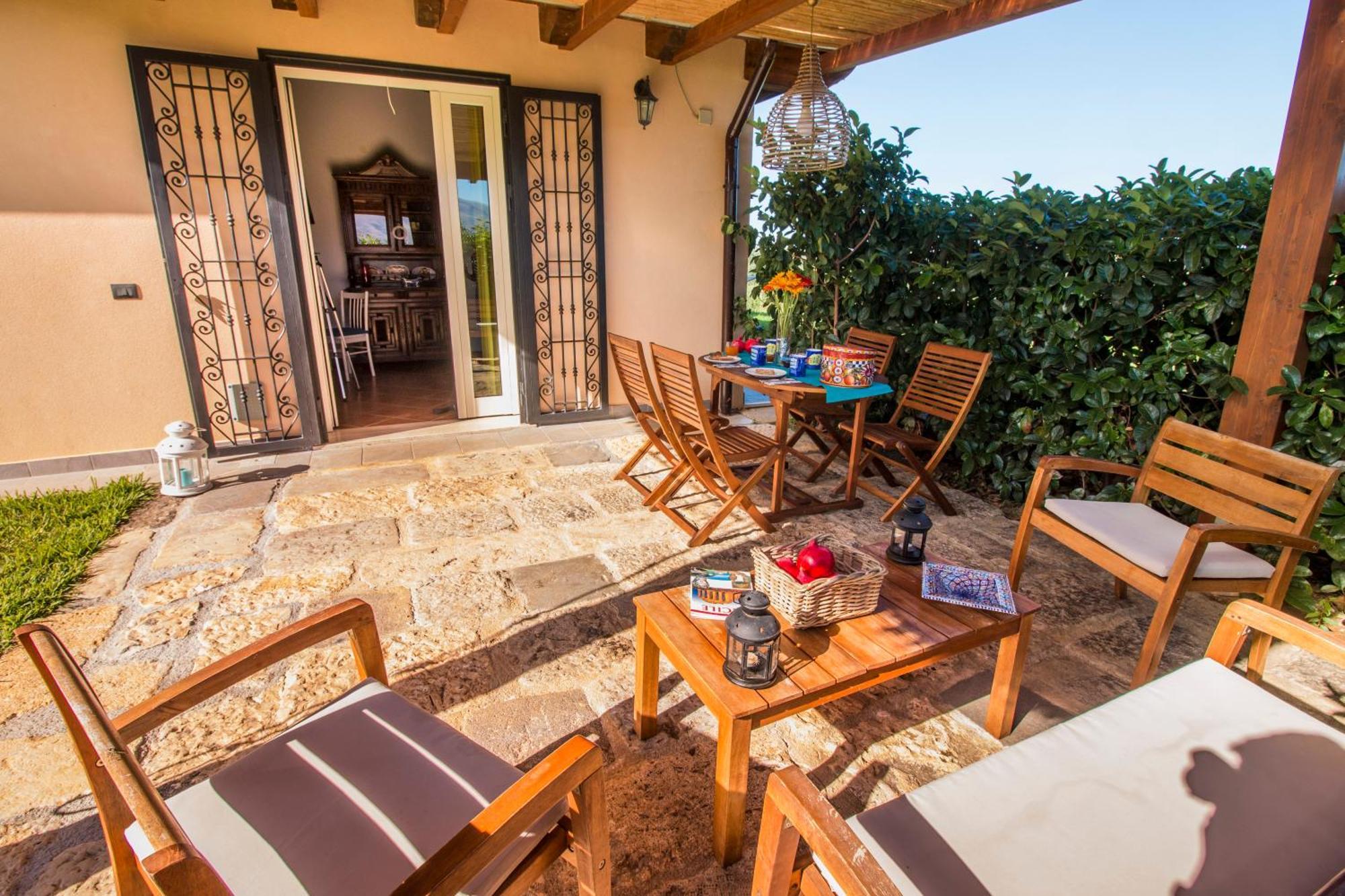 Villa Con Piscina Casale Di Gio Nel Golfo Di Castellammare Partinico Bagian luar foto